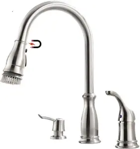 Appaso Pull Down Kitchen Faucet under $100